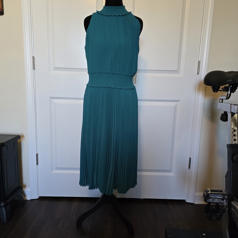 Nanette Lepore Teal Midi Dress